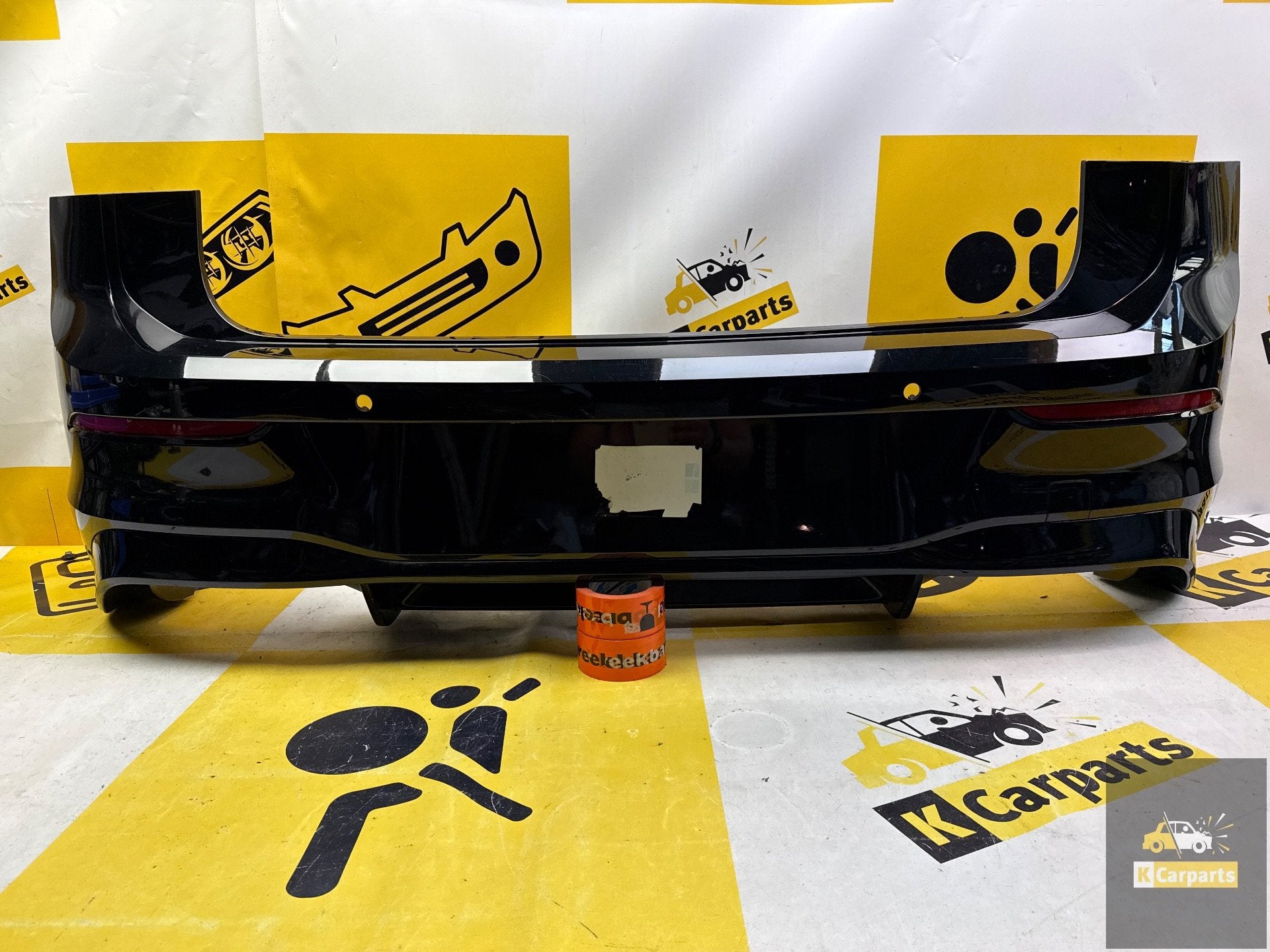 VW Golf 8 R VIII R R20 6XPDC Bumper 5H6807421E Achterbumper, Gebruikt, Volkswagen, Volkswagen AG, Achter