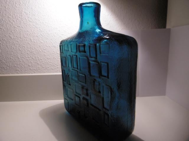 Prachtige vintage brutalist Empoli Italy vaas / fles., Ophalen of Verzenden
