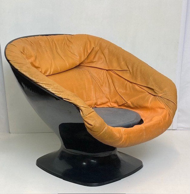 Vintage fauteuil van de Franse ontwerper Raphael Raffel, Huis en Inrichting, Fauteuils, Ophalen, Kunststof, Gebruikt, Popart