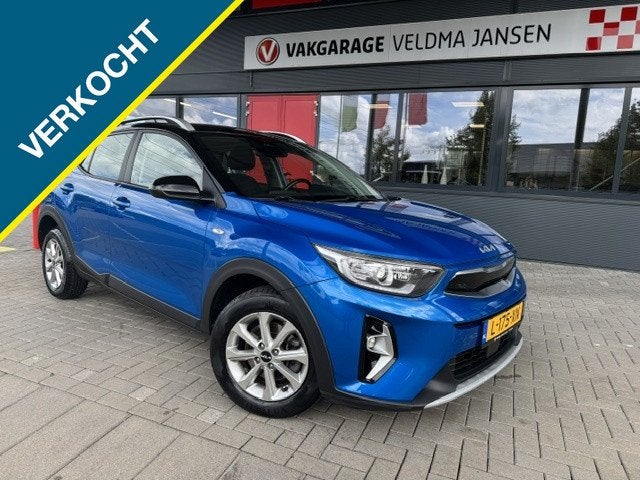 Kia Stonic VERKOCHT! 1.0 T-GDi MHEV HYBRID DYNAMICLINE, Gebruikt, Euro 6, Adaptive Cruise Control, Blauw
