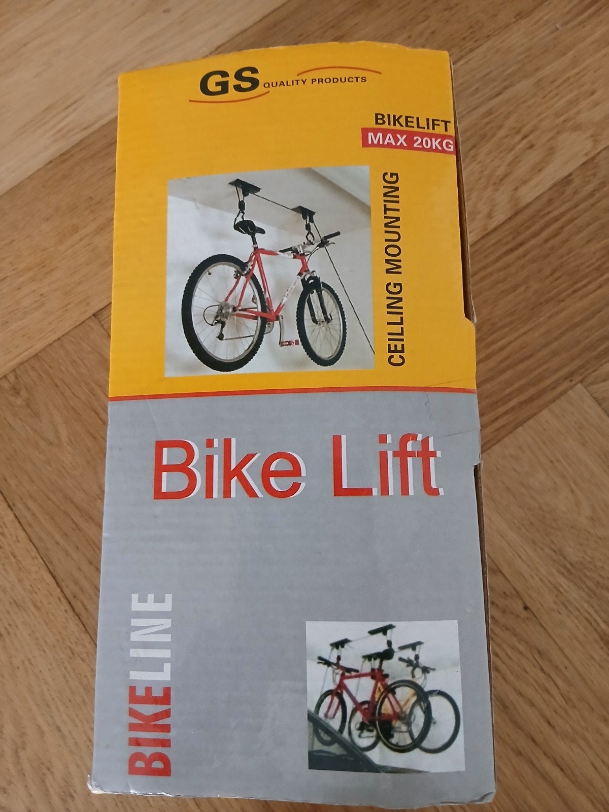 Nieuwe fietslift (Bike Lift) in doos - plafondmontage, Fietsen en Brommers, Ophalen of Verzenden, Nieuw, GS Quality Products