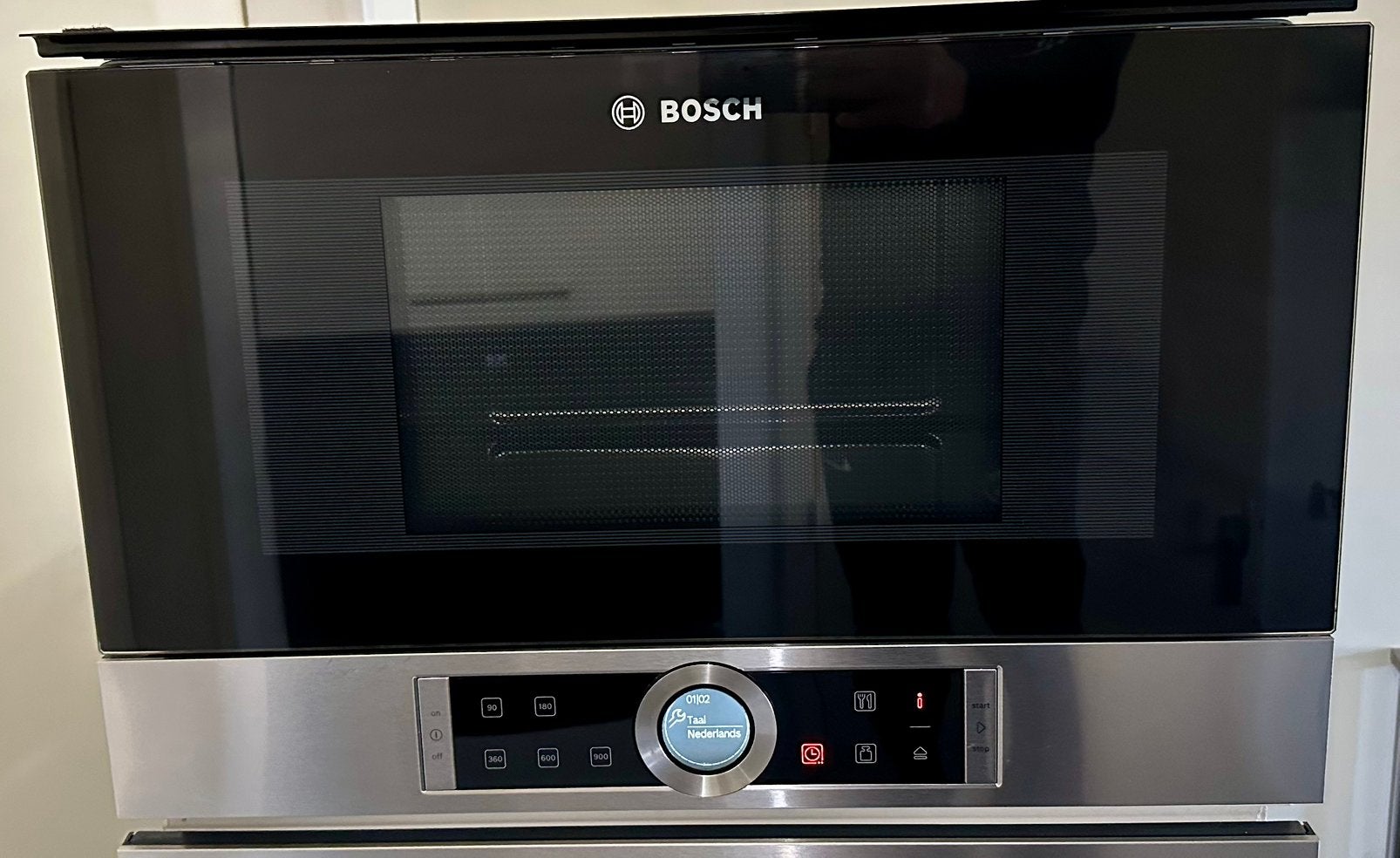 Bosch inbouw magnetron BFL634GS1 900 W ( ZGAN), Witgoed en Apparatuur, Ophalen of Verzenden, Zo goed als nieuw, Oven, Inbouw