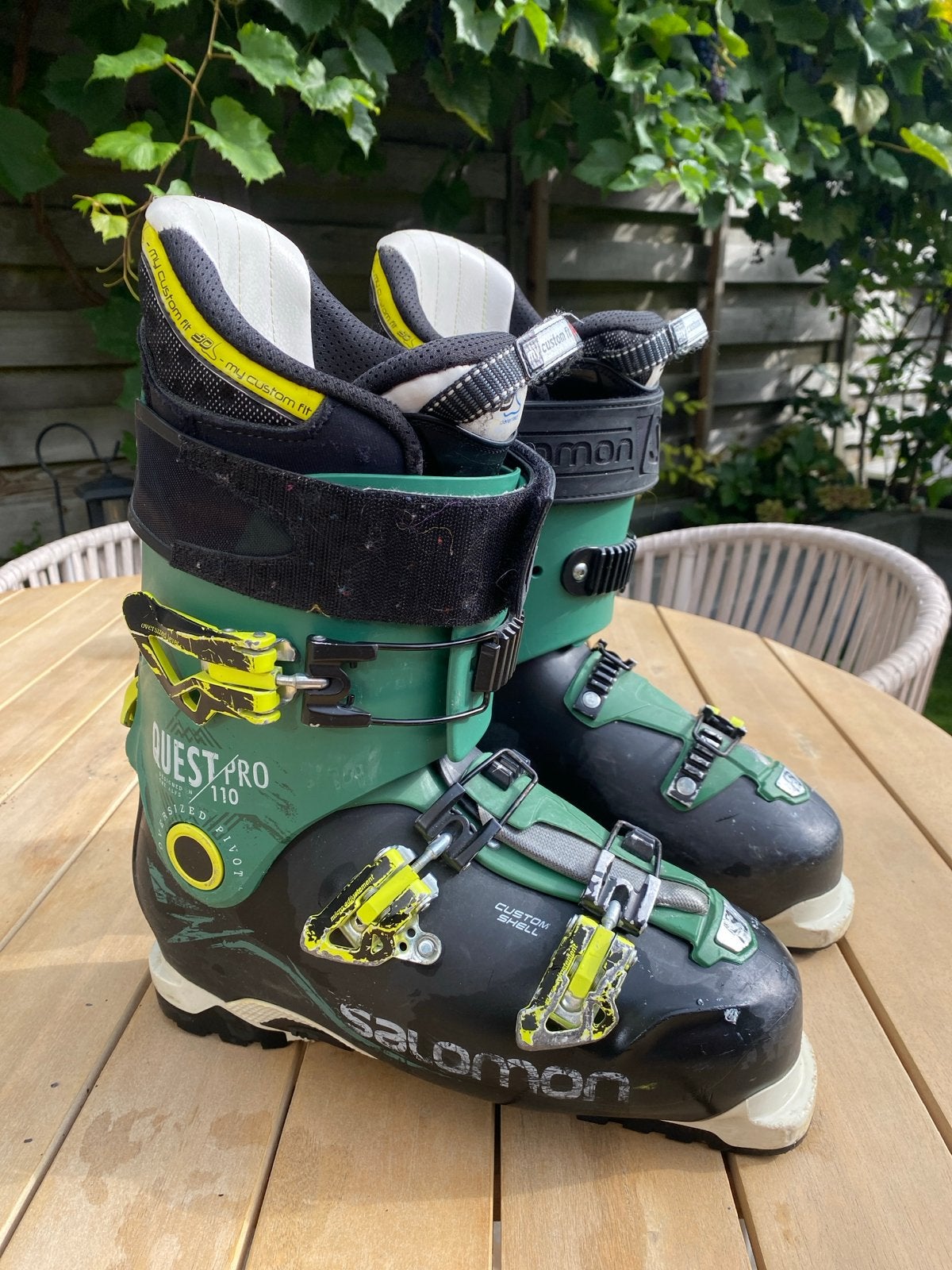Salomon skischoenen Quest Pro 110  (EU maat 43.5/44), Sport en Fitness, Ophalen, Gebruikt, Schoenen, Salomon