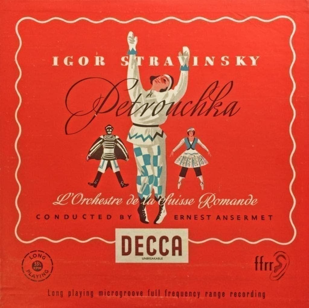 Igor Stravinsky Petrouchka Ernest Ansermet, Kamermuziek, Ophalen of Verzenden, Zo goed als nieuw, 12 inch