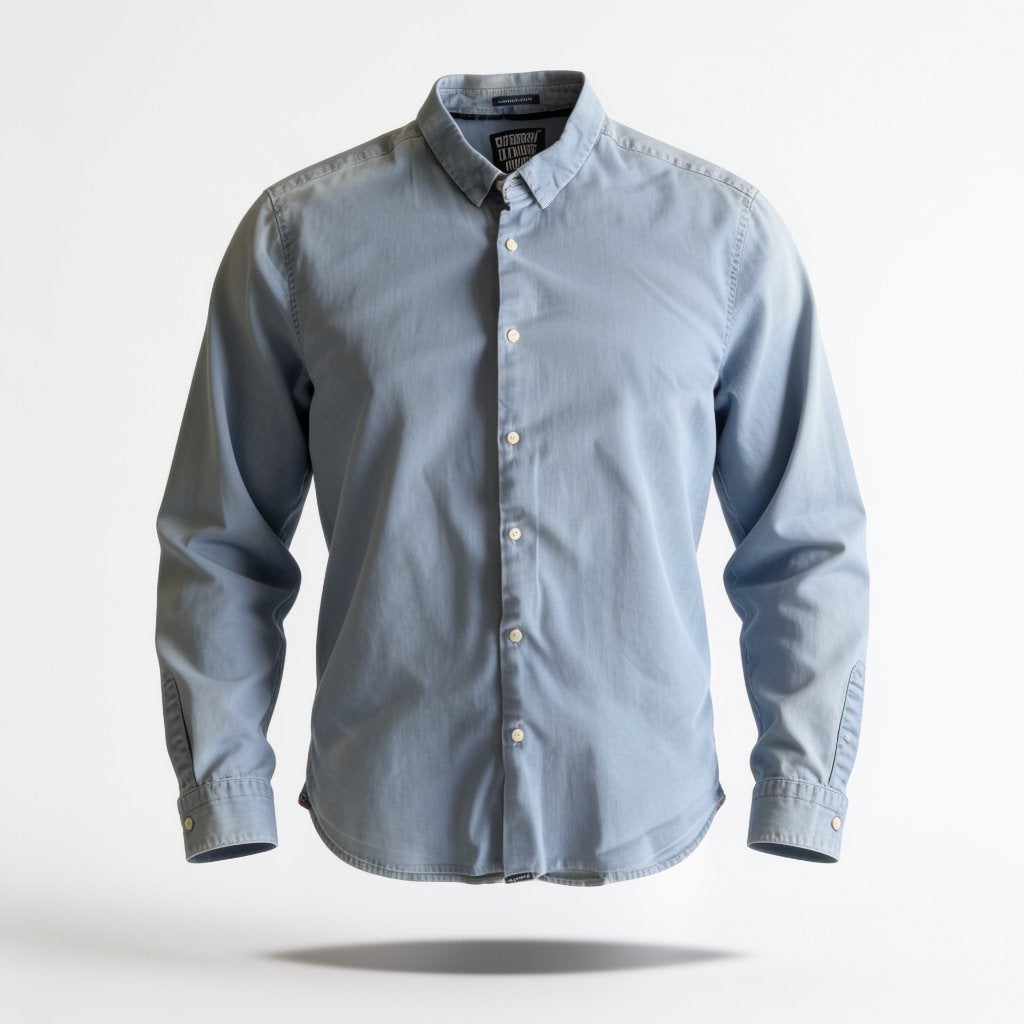 2x Superdry overhemd (jeans) maat XL, Blauw, Ophalen of Verzenden, Gedragen, Halswijdte 43/44 (XL)