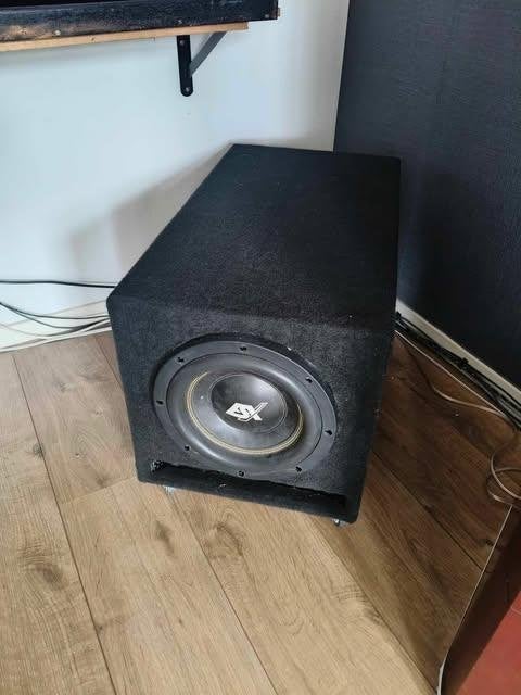esx 10 inch subwoofer 600 rms, Ophalen, Gebruikt