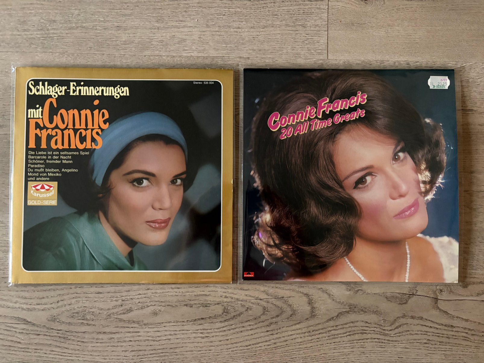NIEUWSTAAT! 2x LP’s van Connie Francis, LP, Pop, Inclusief binnenhoes, Ophalen of Verzenden
