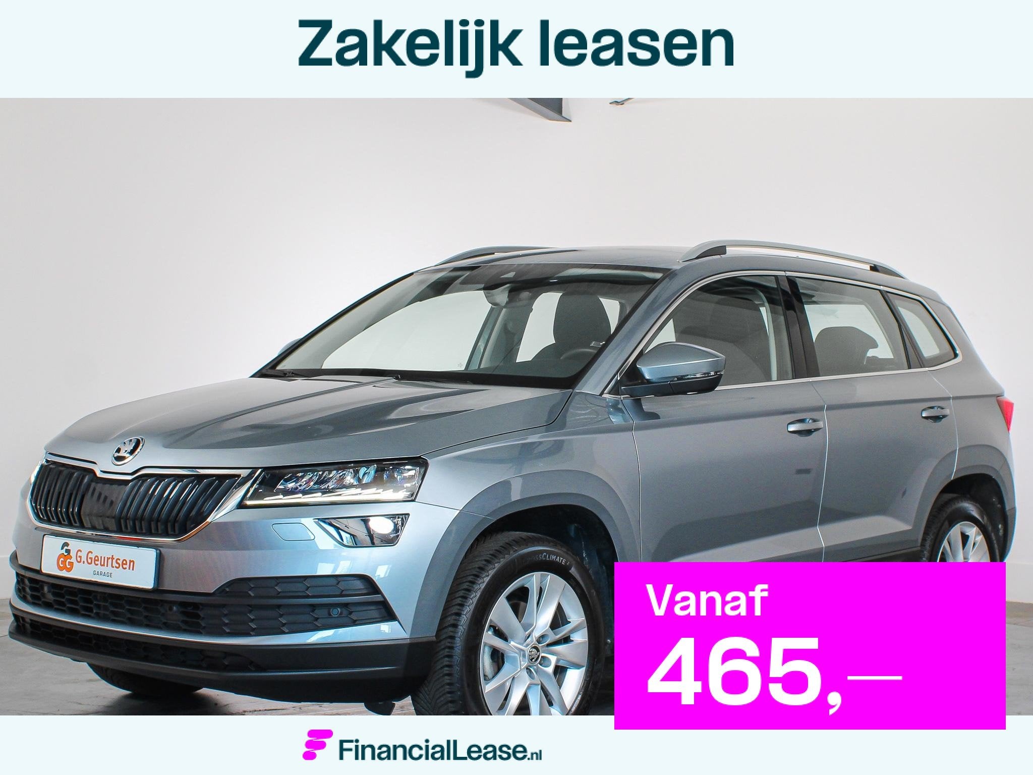 Skoda Karoq 1.5 TSI ACT Business Edition Plus Trekhaak, ACC,, Dealer onderhouden, Stof, 4 cilinders, SUV of Terreinwagen