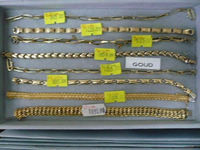 14 karaat 585 gouden armbanden zie de prijzen en afmetingen, Ophalen of Verzenden, Nieuw, Goud, Zilver