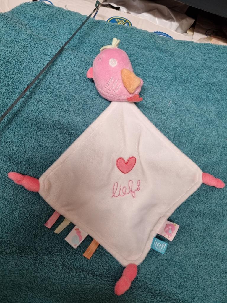 Lief lifestyle knuffel vogel doekje nr 1, Ophalen of Verzenden, Zo goed als nieuw, Overige typen