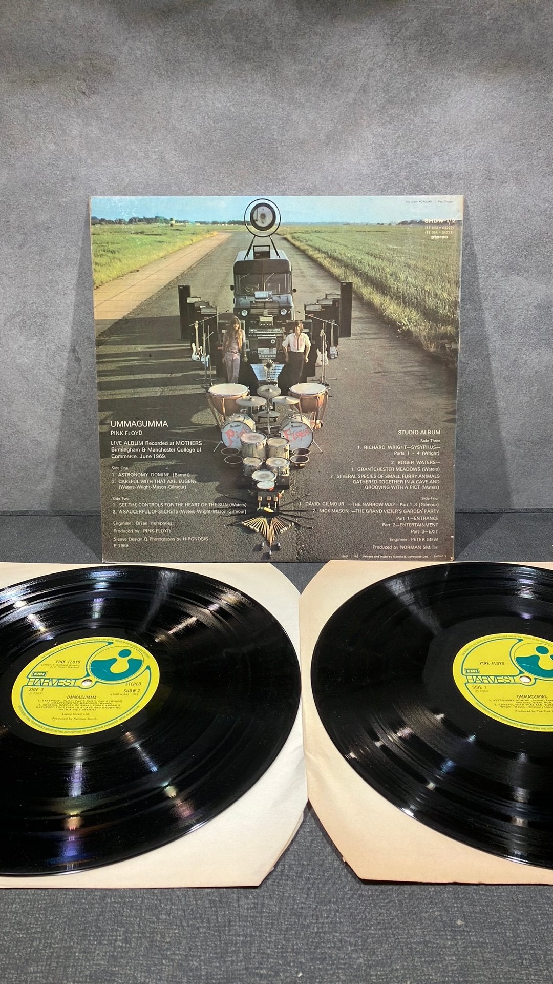 Pink Floyd  — Ummagumma, Beschermende buitenhoes, Ophalen of Verzenden, Zo goed als nieuw, Dubbel-LP
