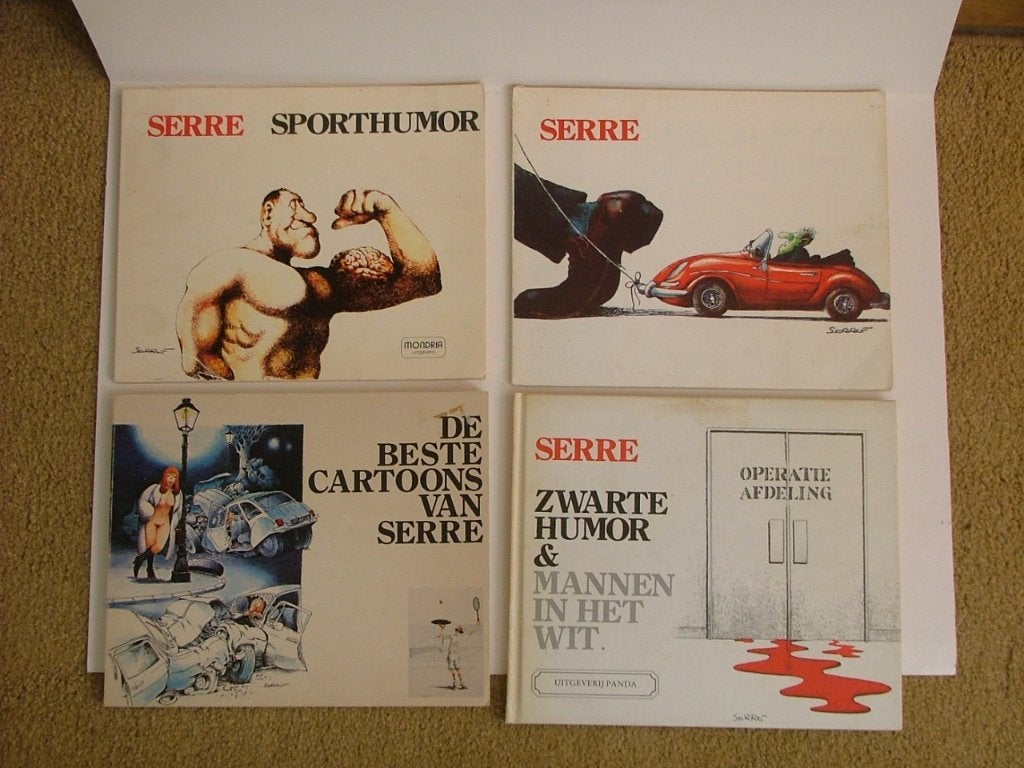 Cartoonboekjes van Serre, Gelezen, Europa, Serre, Ophalen of Verzenden