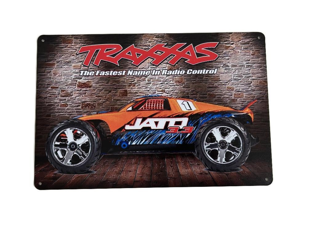 Traxxas Jato 3.3 metalen bord 20x30cm nieuw