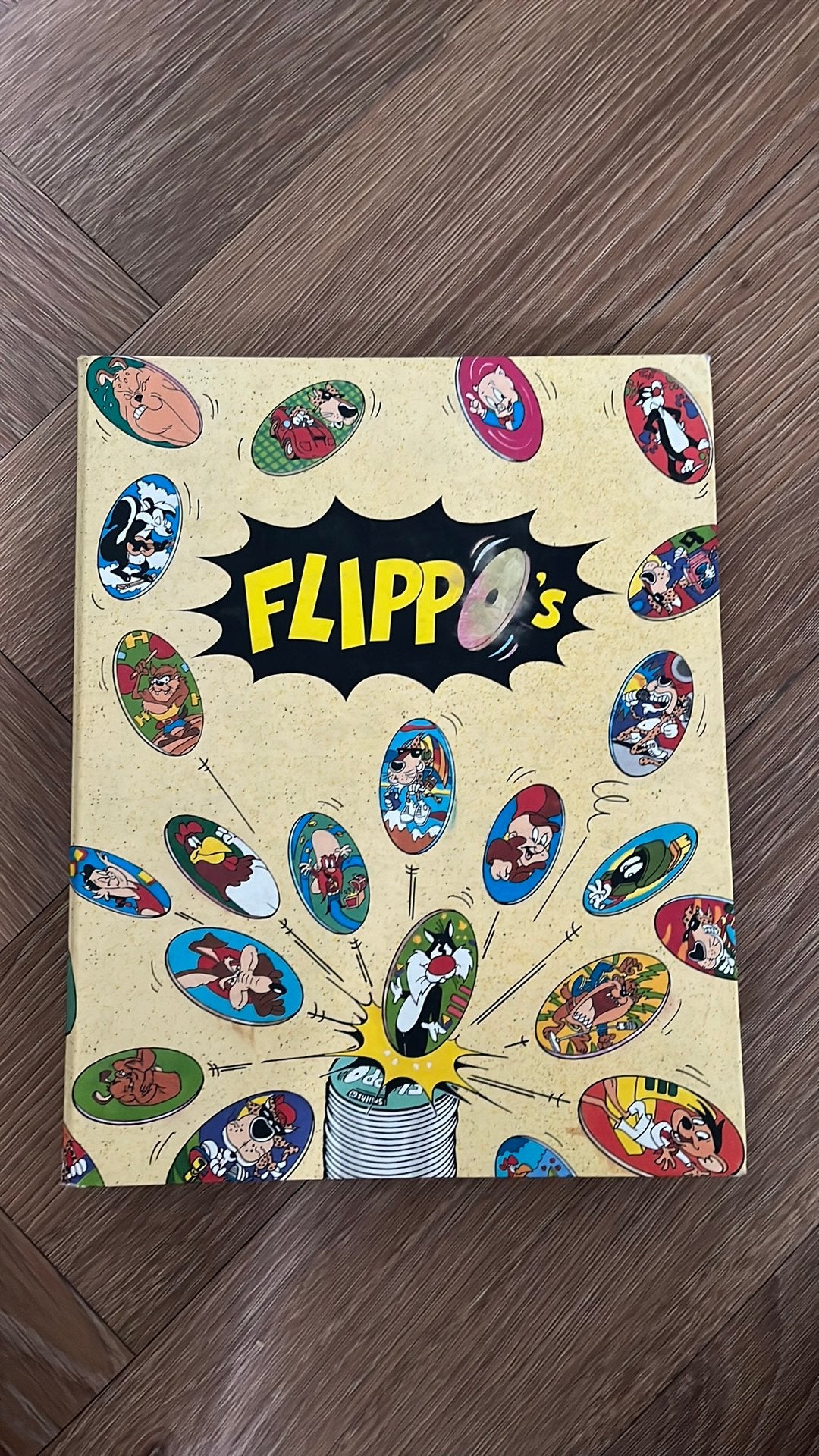 Flippo's verzamelmap 1 (90% compleet), Ophalen, Looney Tunes, Verzameling, Met verzamelmap(pen)