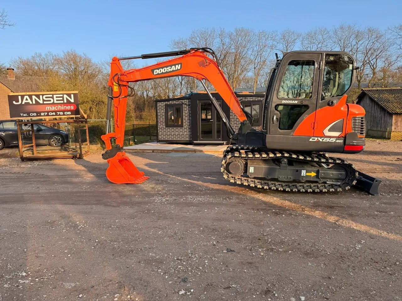 Doosan DX55-9C (bj 2019), Jansen Machines, Albert@jansen-machines.com, Topperweg 60
3774 LJ  Kootwijkerbroek, NL, Graafmachine