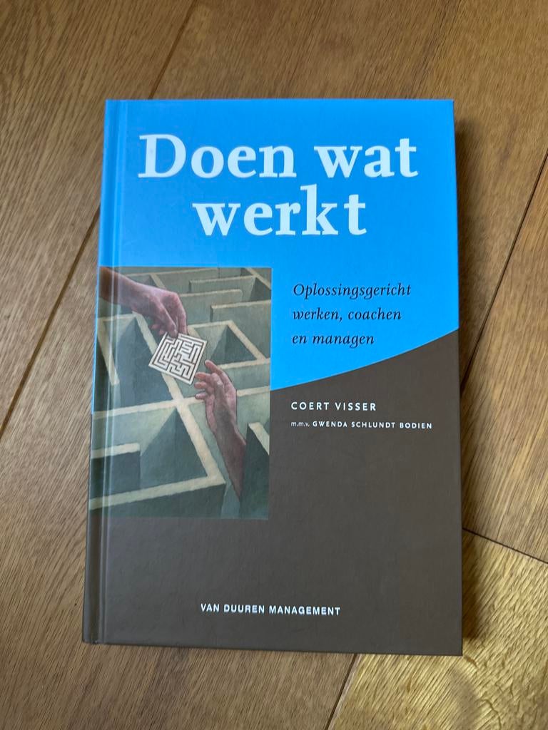 Doen wat werkt: Oplossingsgericht werken, coachen en managen, Ophalen of Verzenden, Zo goed als nieuw, Management
