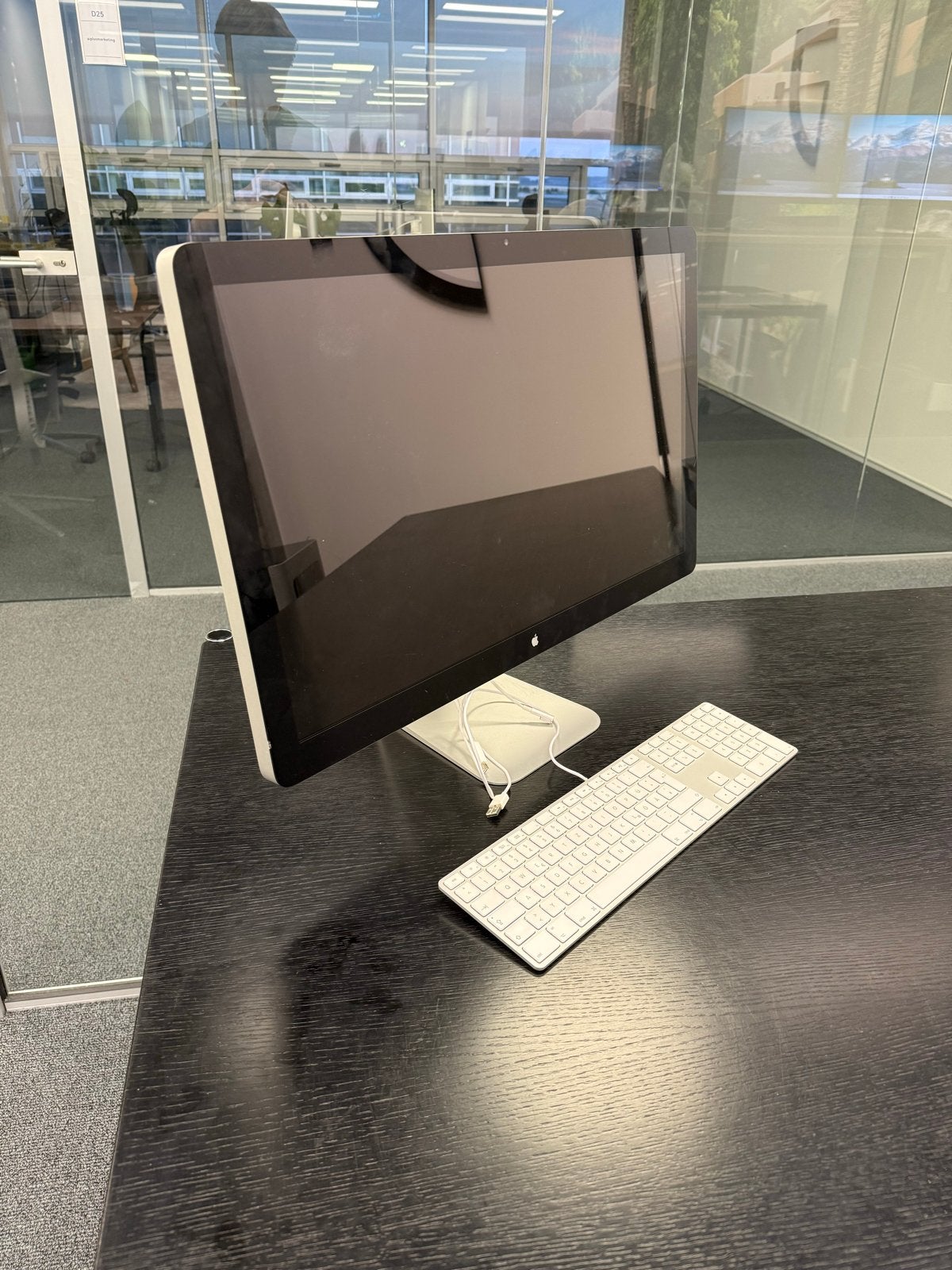 Apple Thunderbolt Display 27 inch, Ophalen, Gebruikt, IPS, Onbekend