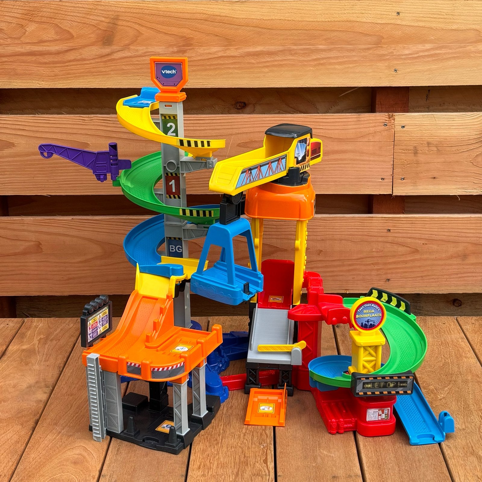 VTech Toet Toet Auto's Bouwplaats (zonder auto's), Ophalen, Gebruikt, 2 tot 4 jaar