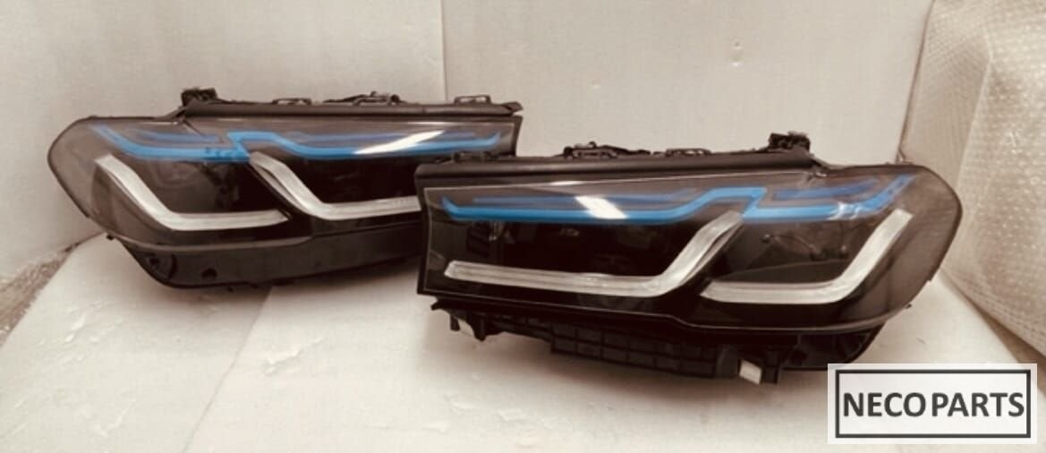 BMW G30 G31 LCI FACELIFT LASER LED KOPLAMP KOPLAMPEN BLACK, Gebruikt, -, -, Ophalen of Verzenden