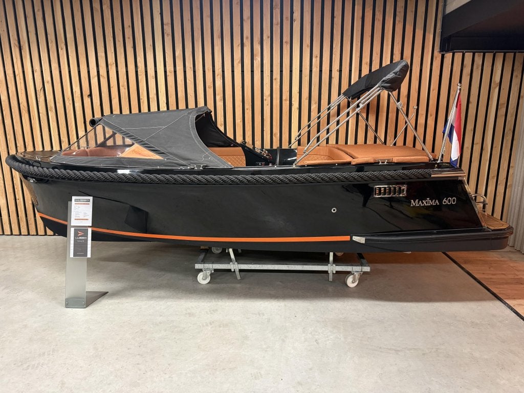 Mooie! MAXIMA 600 'ORANGE EDITION' 20PK HONDA BIMINI OPTIES!, Watersport en Boten, Tender, 2 m, Maxima, 0 cm