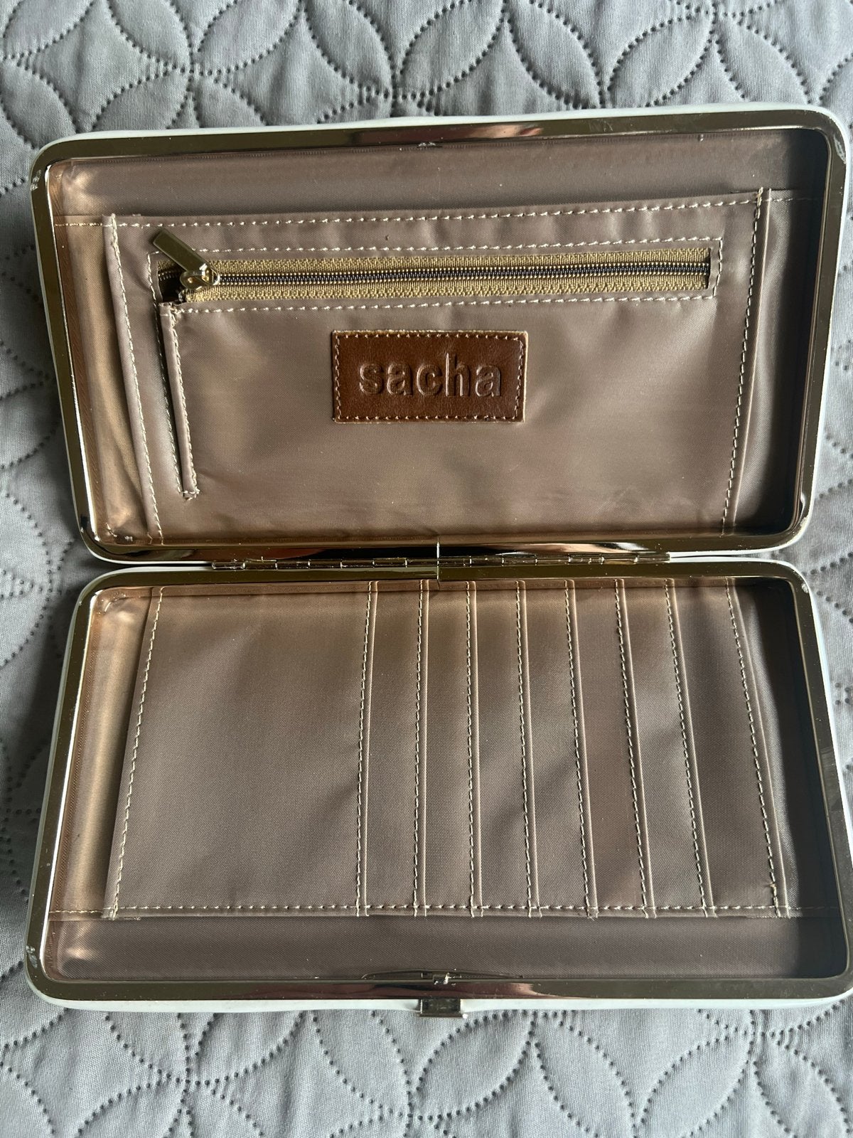 Sacha Dames Clutch - Zeer Elegant en in Goede Conditie, Ophalen of Verzenden, Gebruikt, Wit, Avondtasje