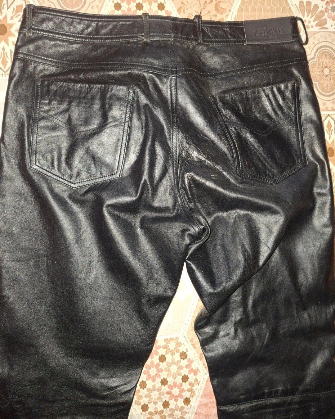 leren broek Highway, Kleding | Heren, Zwart, Highway, Ophalen of Verzenden, Gedragen