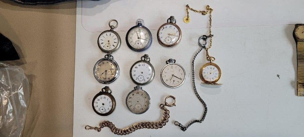 lot oude zakhorloges voor onderdelen (21iv297/46), Ophalen of Verzenden, Overige materialen, Overige merken