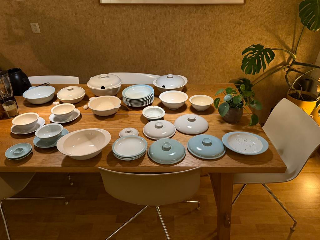 Veel fris edam servies., Ophalen