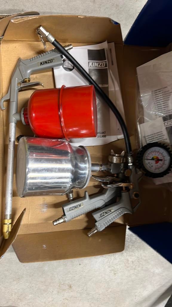 Compressor onderdeken oa Verf spuit, Doe-het-zelf en Verbouw, Compressors, Minder dan 25 liter, Ophalen of Verzenden, Nieuw, Minder dan 200 liter/min