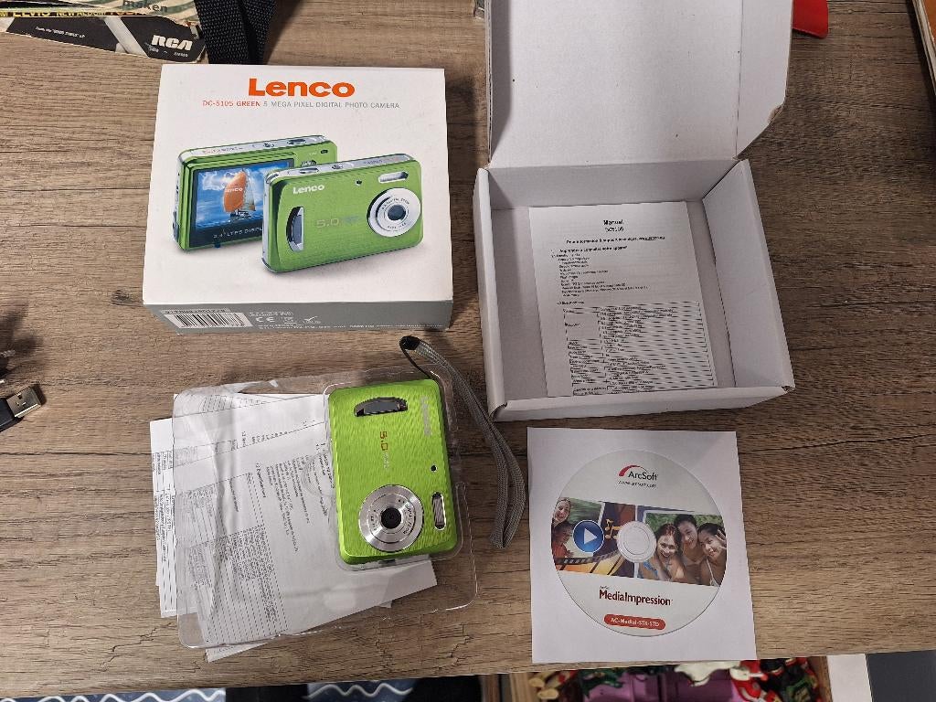 Vintage Lenco digitale camera in originele verpakking, Ophalen of Verzenden, Niet werkend, Overige Merken, Geen optische zoom