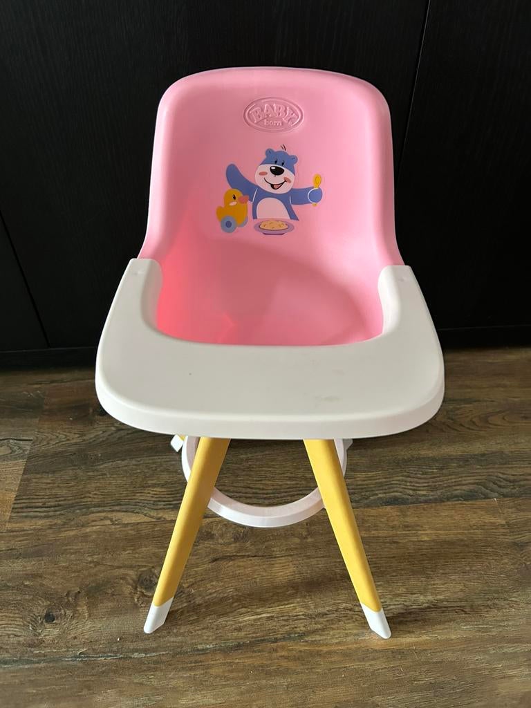 Baby born eetstoel, Kinderen en Baby's, Kinderkamer | Tafels en Stoelen, Ophalen, Zo goed als nieuw, Stoel(en)
