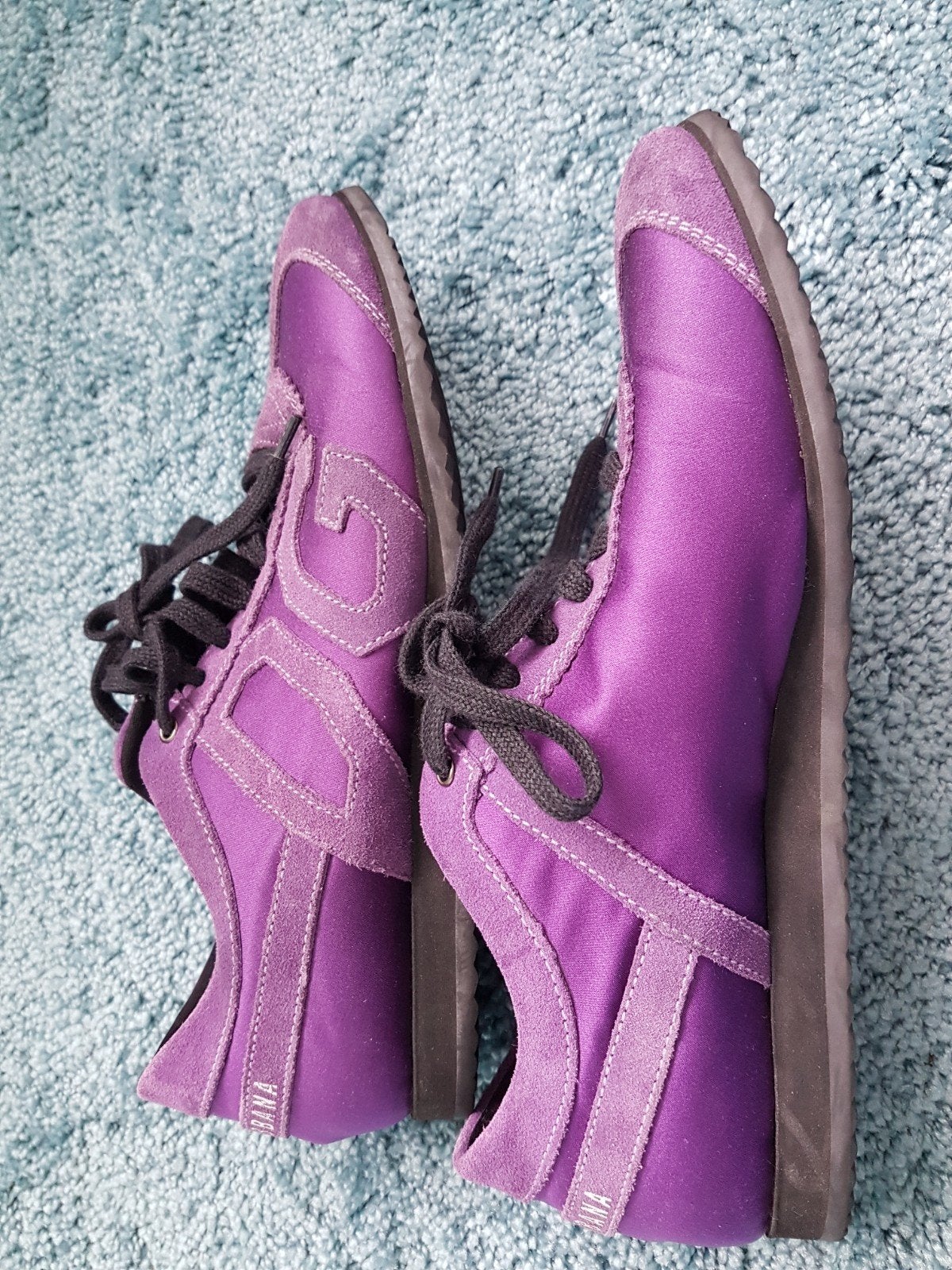 Schoenen paars Dolce & Gabbana sneakers D&G maat 38, Ophalen of Verzenden, Zo goed als nieuw, Overige kleuren, Sneakers of Gympen