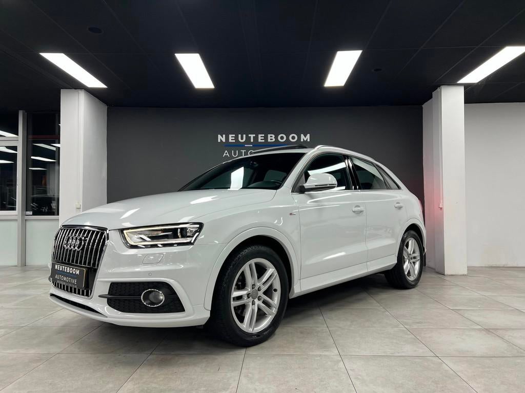 Audi Q3 1.4 TFSI S-LINE | Leer| Cruise |Camera| Led | Pano |, Auto's, 1380 kg, 4 cilinders, 150 pk, Bi-Xenon koplampen