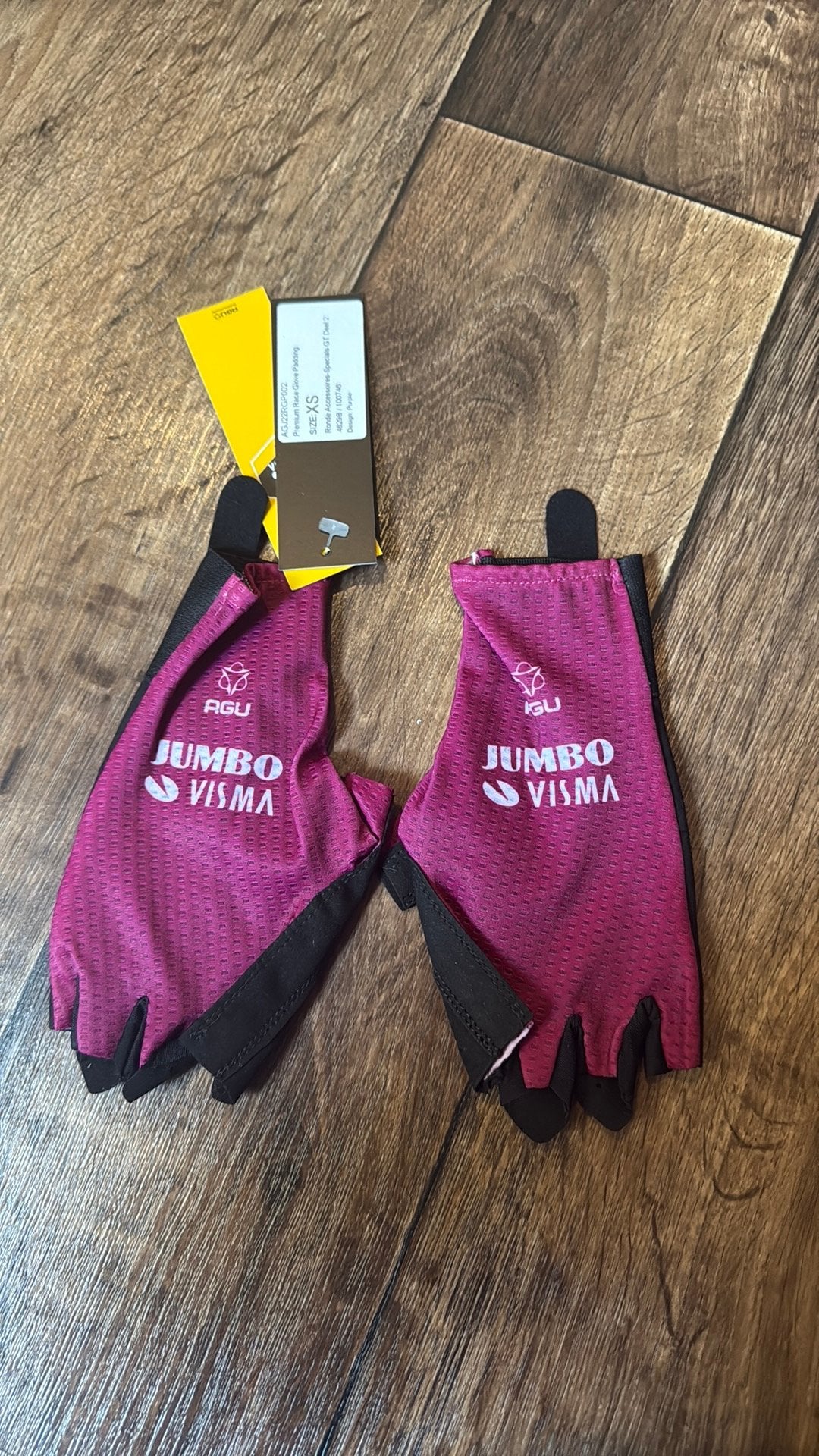 Team jumbo Visma aero wielerhandschoenen nieuw maat Xs, XS, J, Nieuw, Ophalen of Verzenden