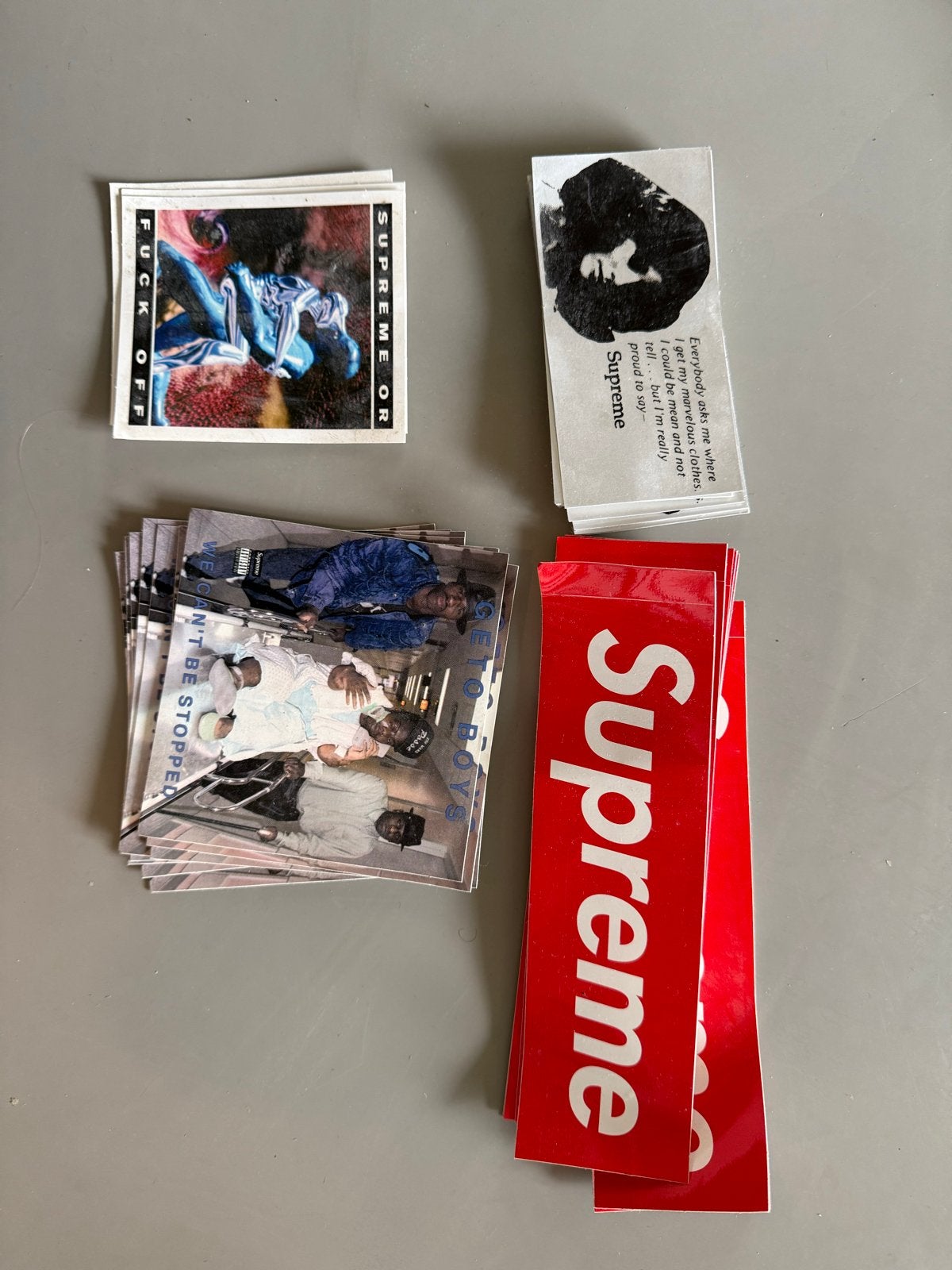 Collectie originele Supreme stickers, Ophalen of Verzenden, Nieuw, Merk