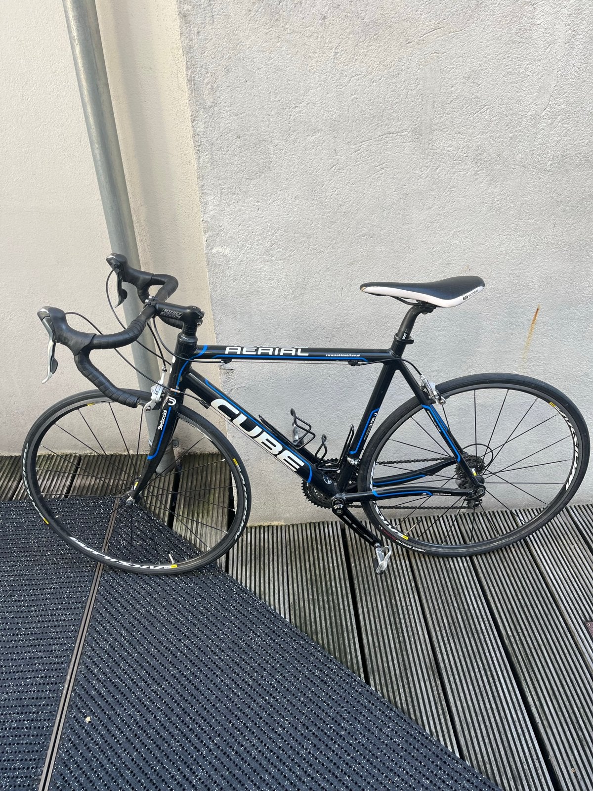 Cube Aerial Racefiets - Zwart/Blauw, 28 inch, Gebruikt, Aluminium, Meer dan 20 versnellingen
