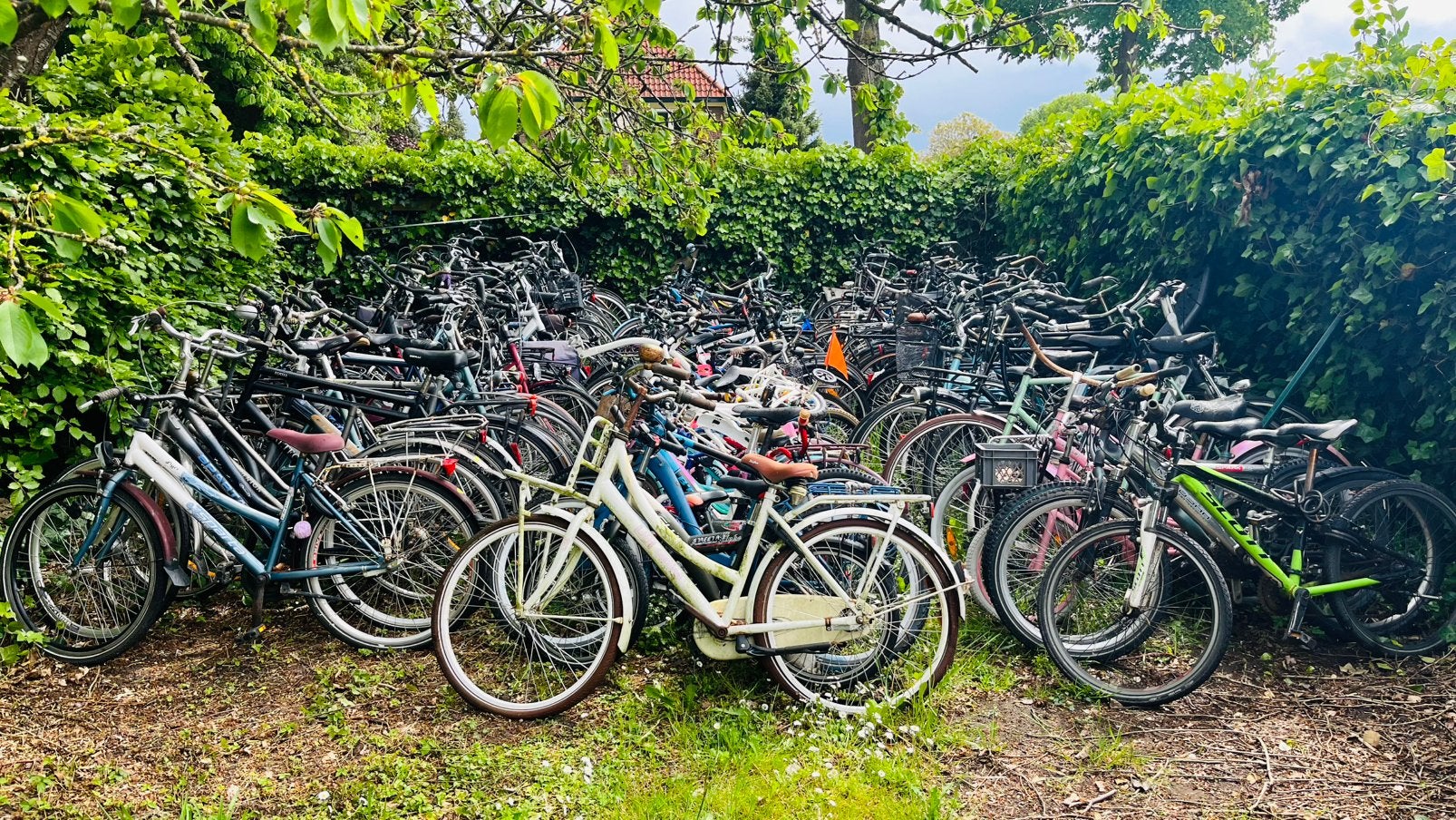 Partij fietsen, Ophalen, Gebruikt