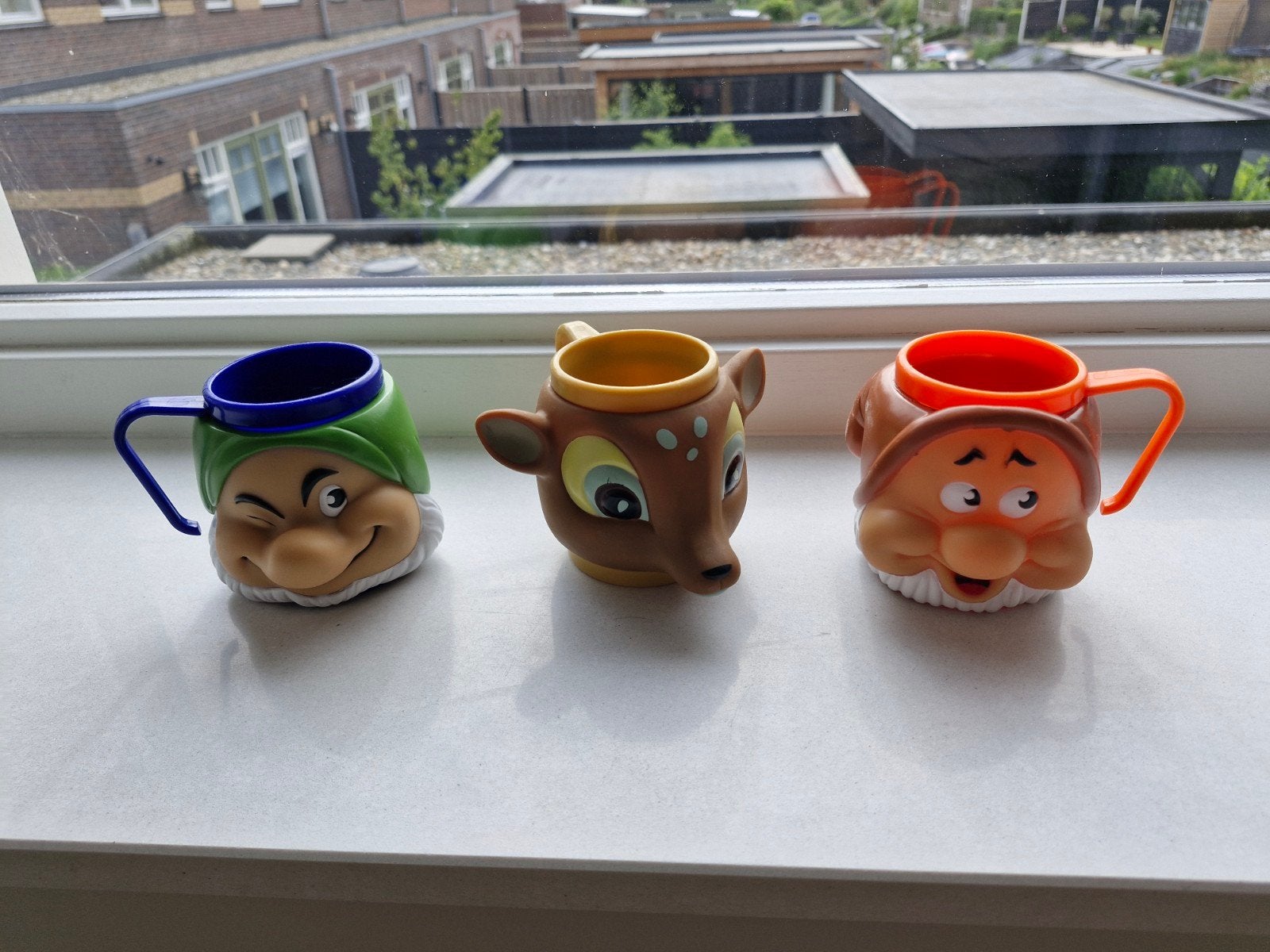 Disney Dwergen en Bambi Bekers - Set van 3, Ophalen