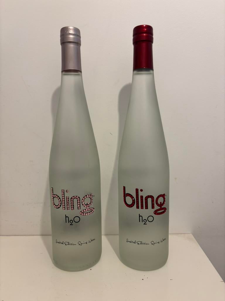 Bling waterfles als decoratie, Ophalen, Zo goed als nieuw