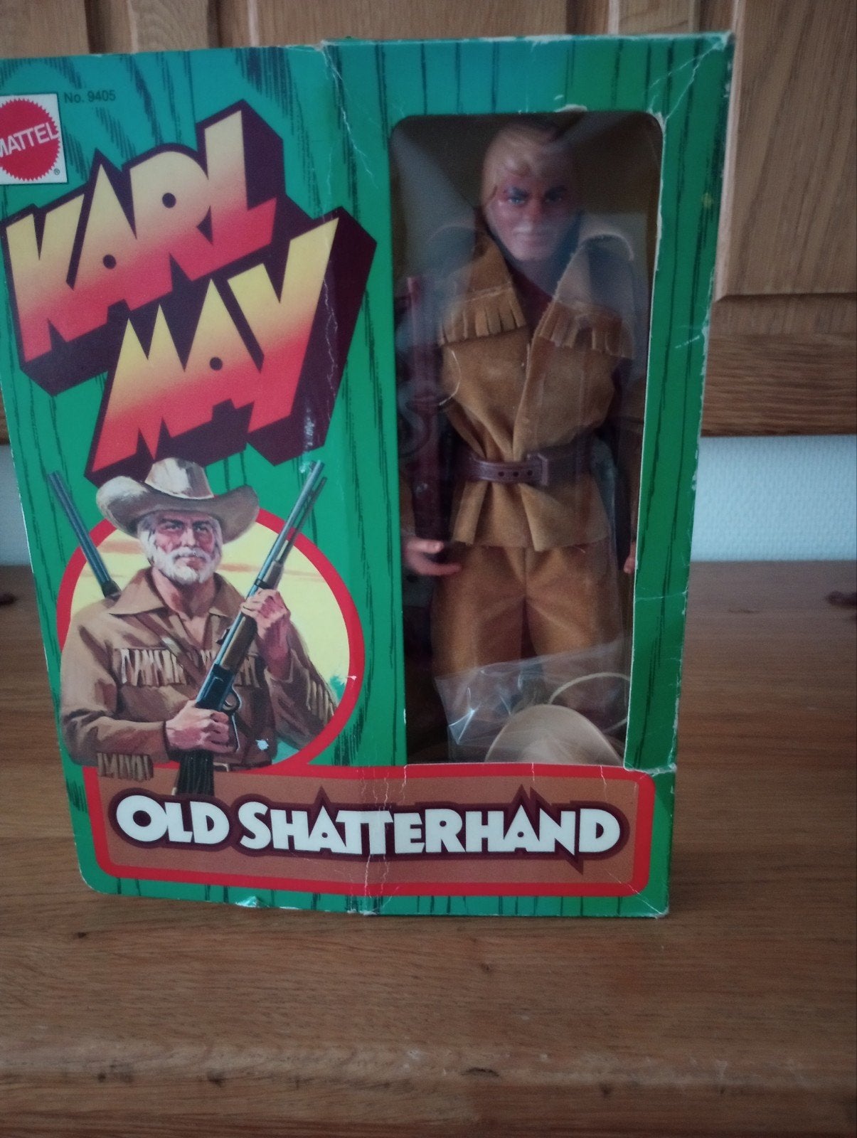 Old shatterhand Karl May van Mattel Pop. Hoogte 26cm., Verzamelen, Ophalen of Verzenden, Gebruikt