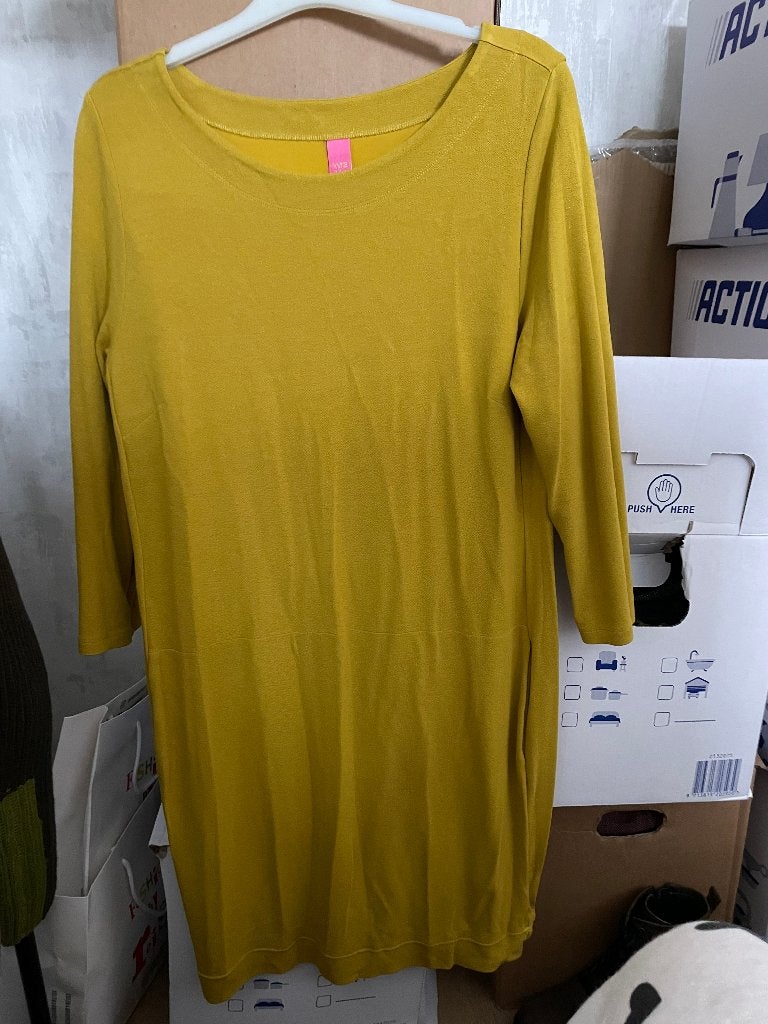Jurk okergeel Kyra & Ko maat XL, Geel, Maat 46/48 (XL) of groter, Ophalen of Verzenden, Zo goed als nieuw