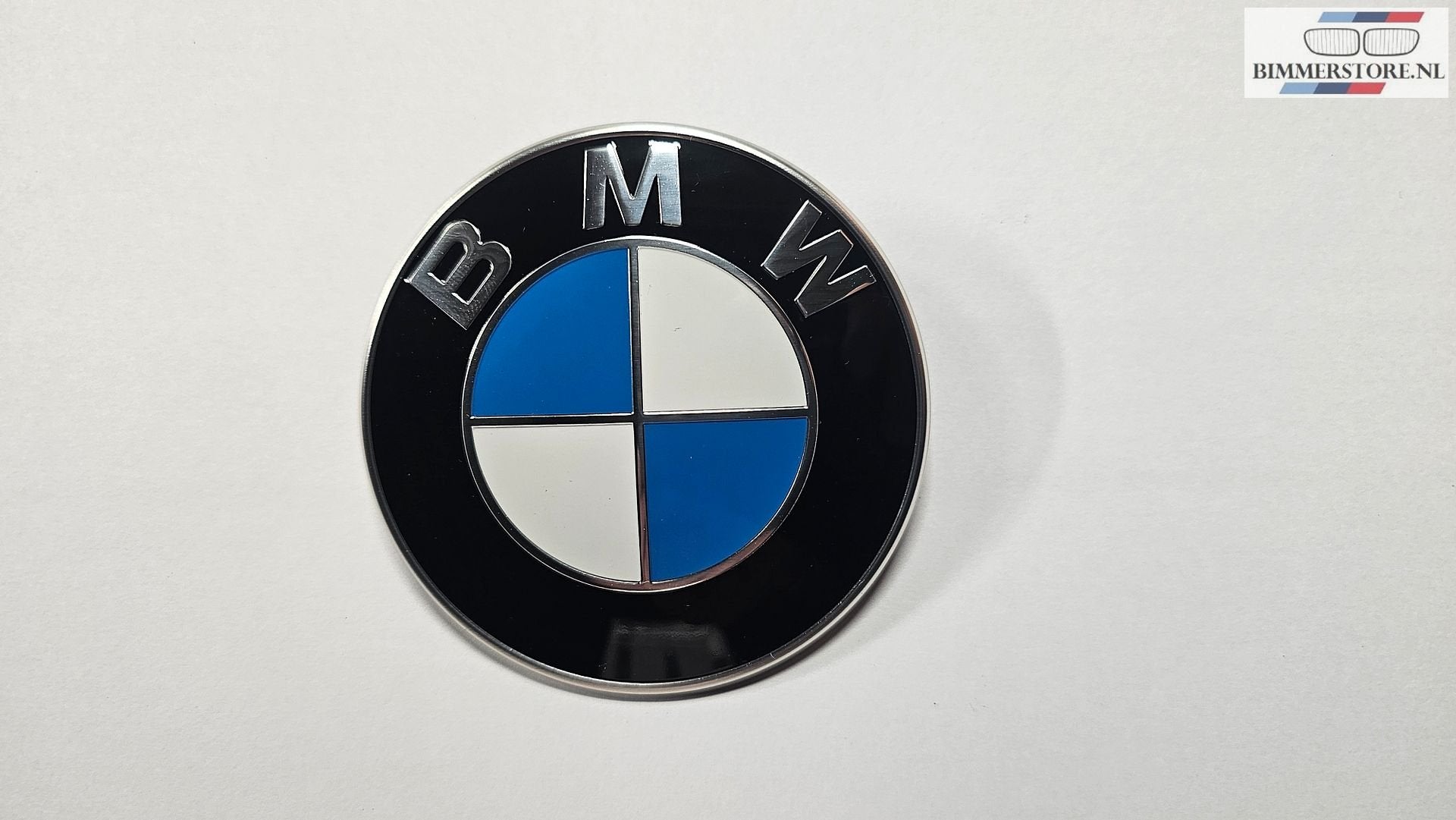 BMW motorkap embleem logo 82 mm  51148132375 8132375, Gebruikt, -, Ophalen of Verzenden, -