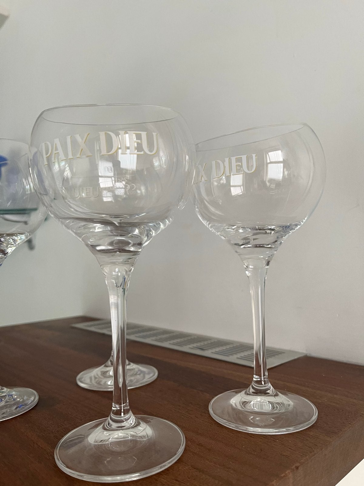 Set van 5 Paix Dieu bierglazen, Ophalen, Nieuw, Glas, Glas of Glazen