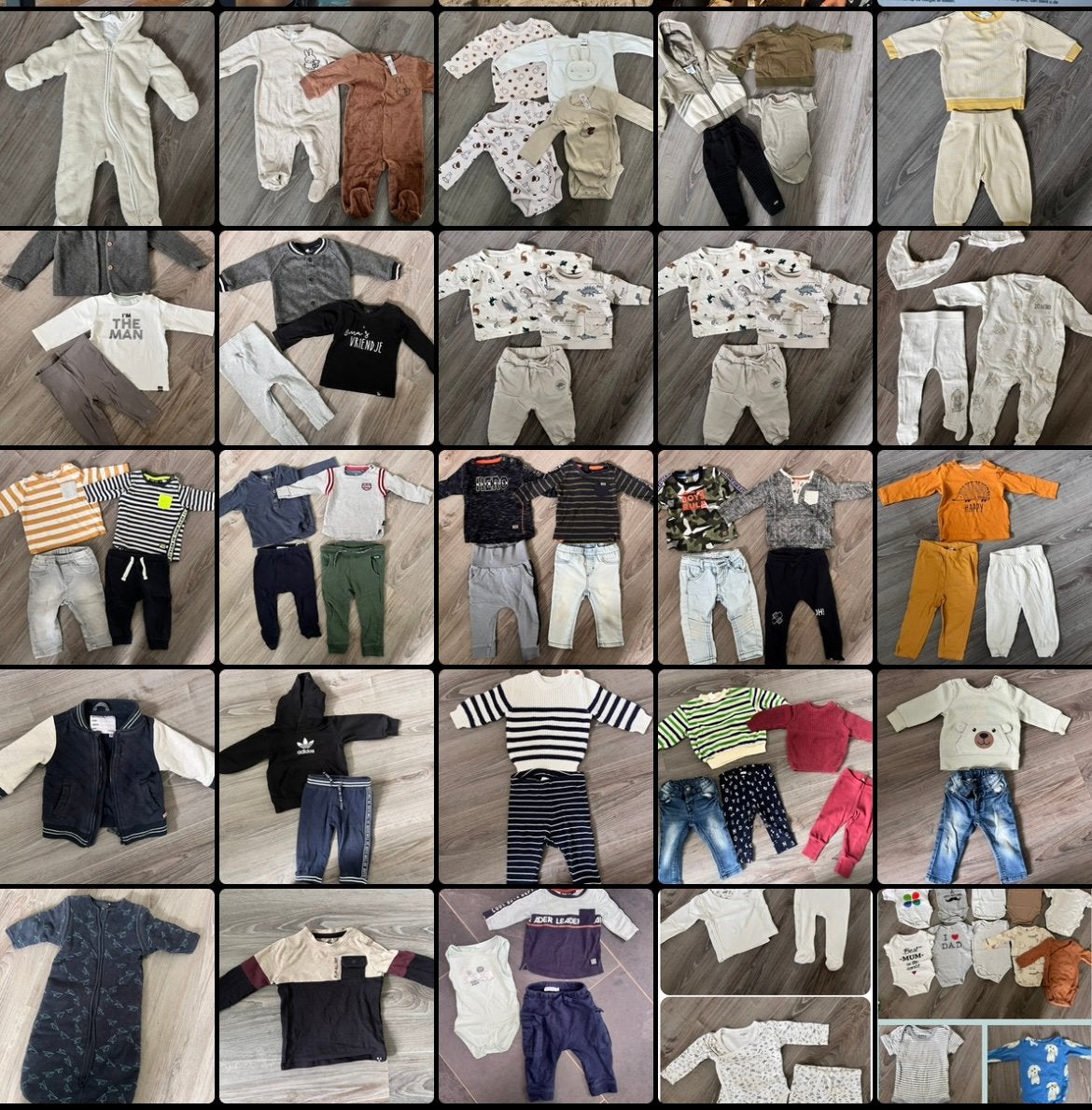 56 stuks: Zeer uitgebreid volledig maat 68 jongens pakket, Ophalen of Verzenden, Zo goed als nieuw, Maat 68