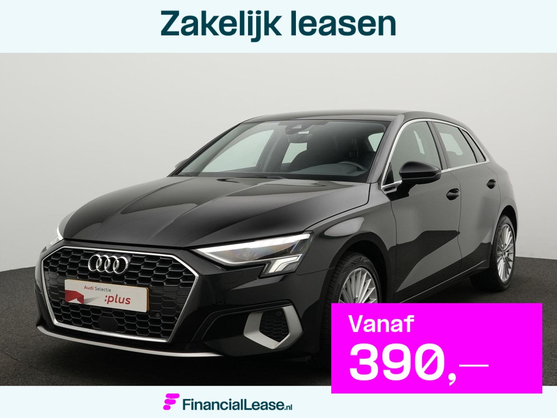 Audi A3 Sportback 30 TFSI 110pk S-tronic Business edition |, Stof, Gebruikt, Zwart, Origineel Nederlands