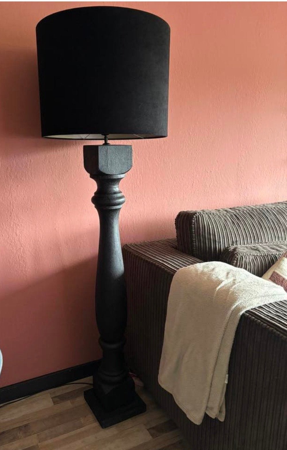 Mooi grote staande balluster lamp, Huis en Inrichting, Ophalen, Zo goed als nieuw