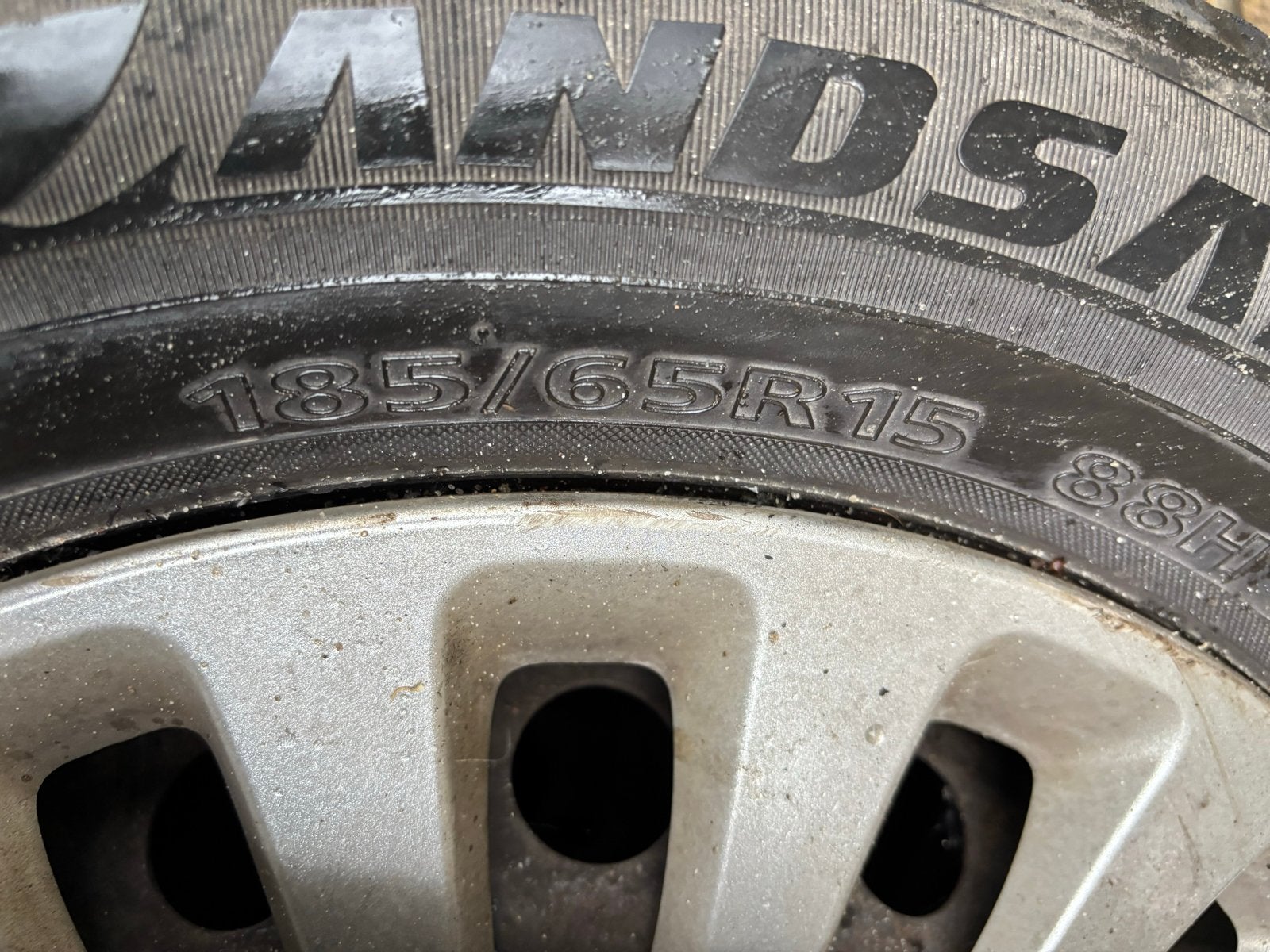 Fiat Stalen Velgen met Landsail Banden 185/65R15, Ophalen, Gebruikt, 15 inch, Banden en Velgen
