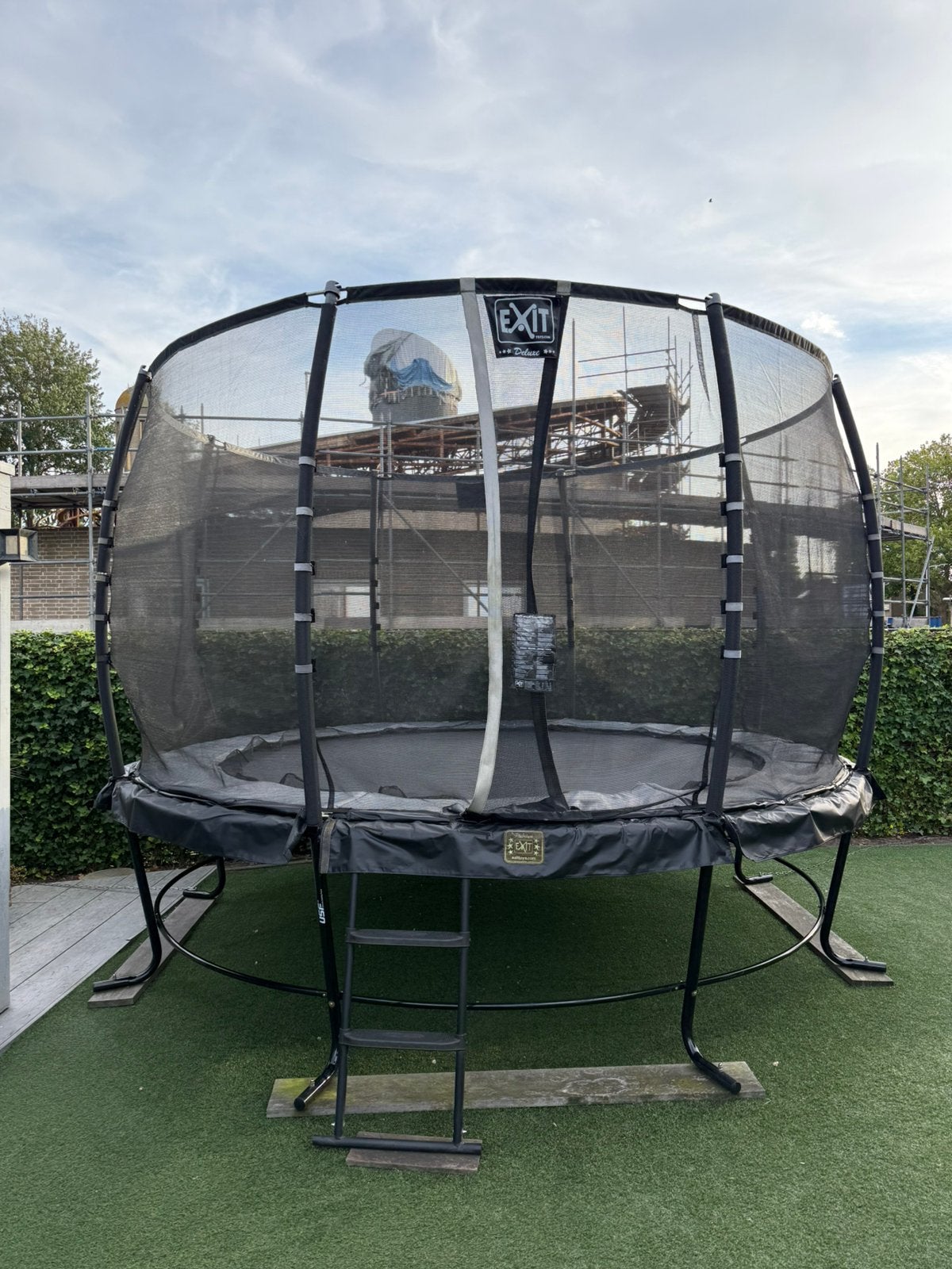 Trampoline ExitToys 366cm, Ophalen, Zo goed als nieuw
