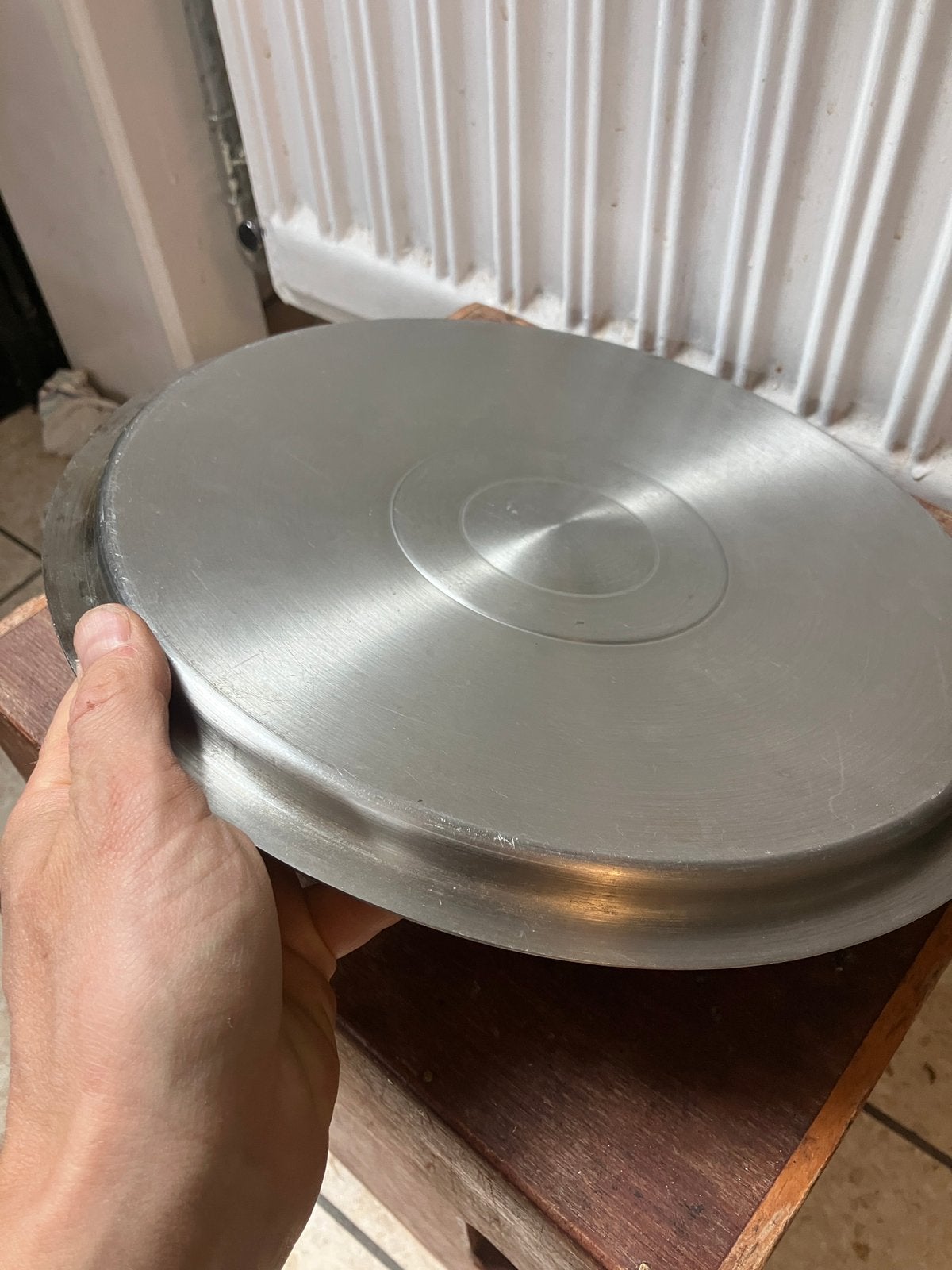 Deksel rvs fissler topkwaliteit, Ophalen of Verzenden, Zo goed als nieuw, Rvs