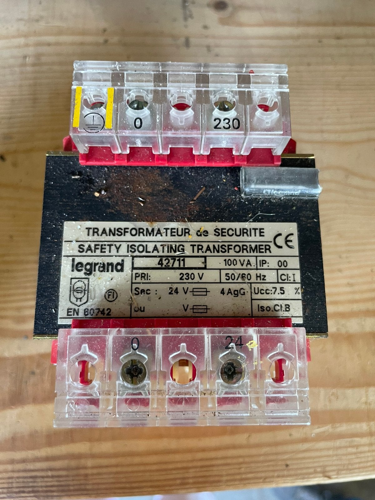 Transformator 100 VA 24 V 4 A, Hobby en Vrije tijd, Ophalen, Gebruikt